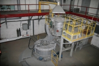 Vertical centrifugal casting machines